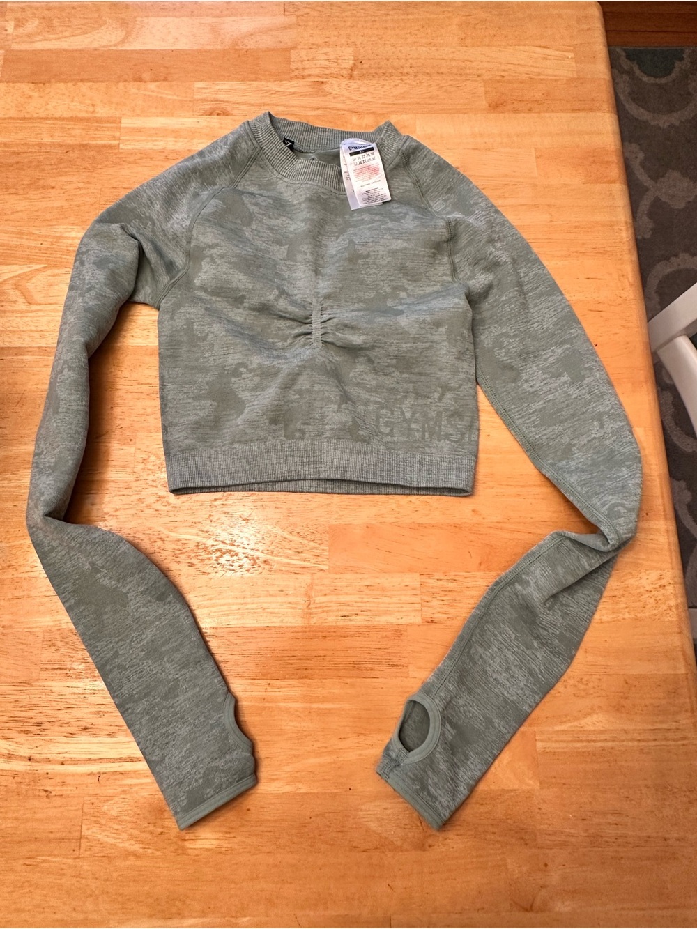 Gymshark crop top size XS